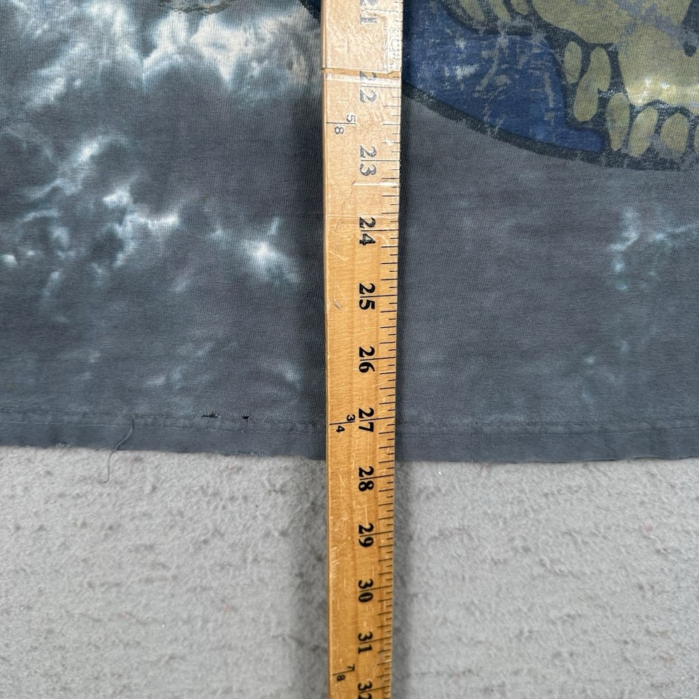 Vintage Y2K Grateful Dead Shirt Men's 2XL Tie Dye Liquid Blue Steal Your Face - Picture 13 of 16